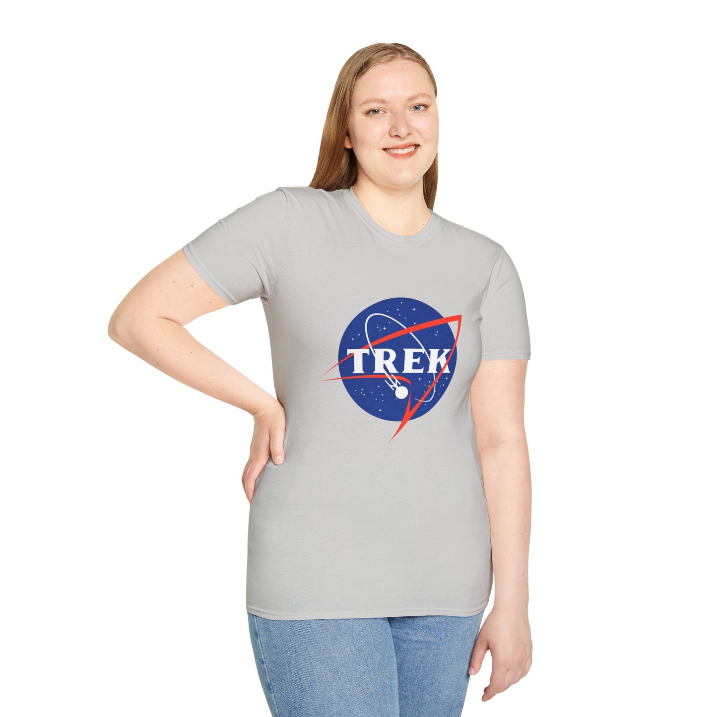 NASA / TREK Mash-Up - Unisex Softstyle T-Shirt