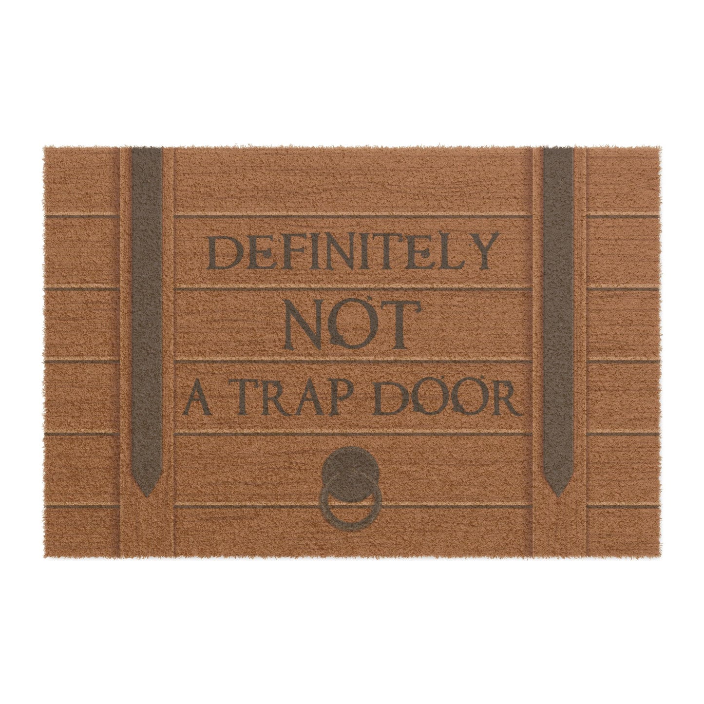 Definitely NOT a Trap Door - Doormat