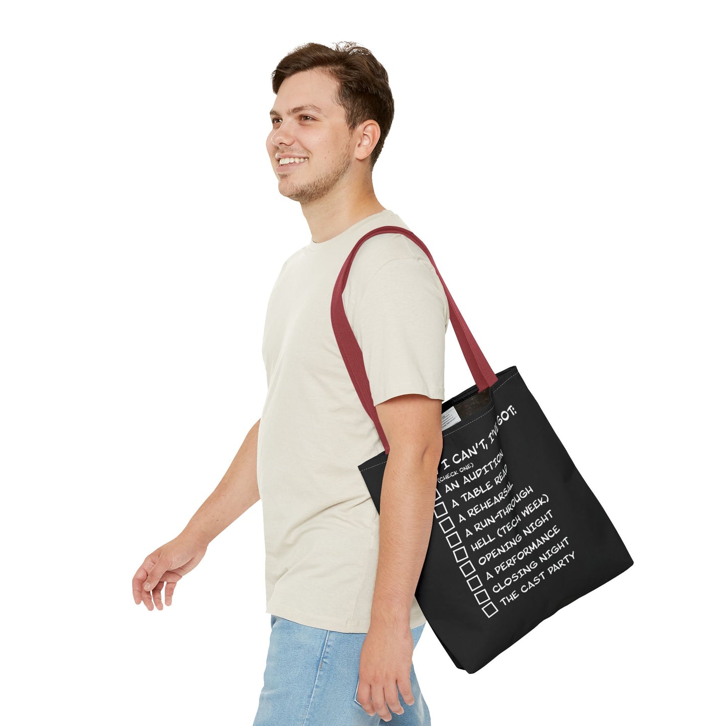 Sorry, I Can't, I've Got... - Theatre Series - Tote Bag (AOP)