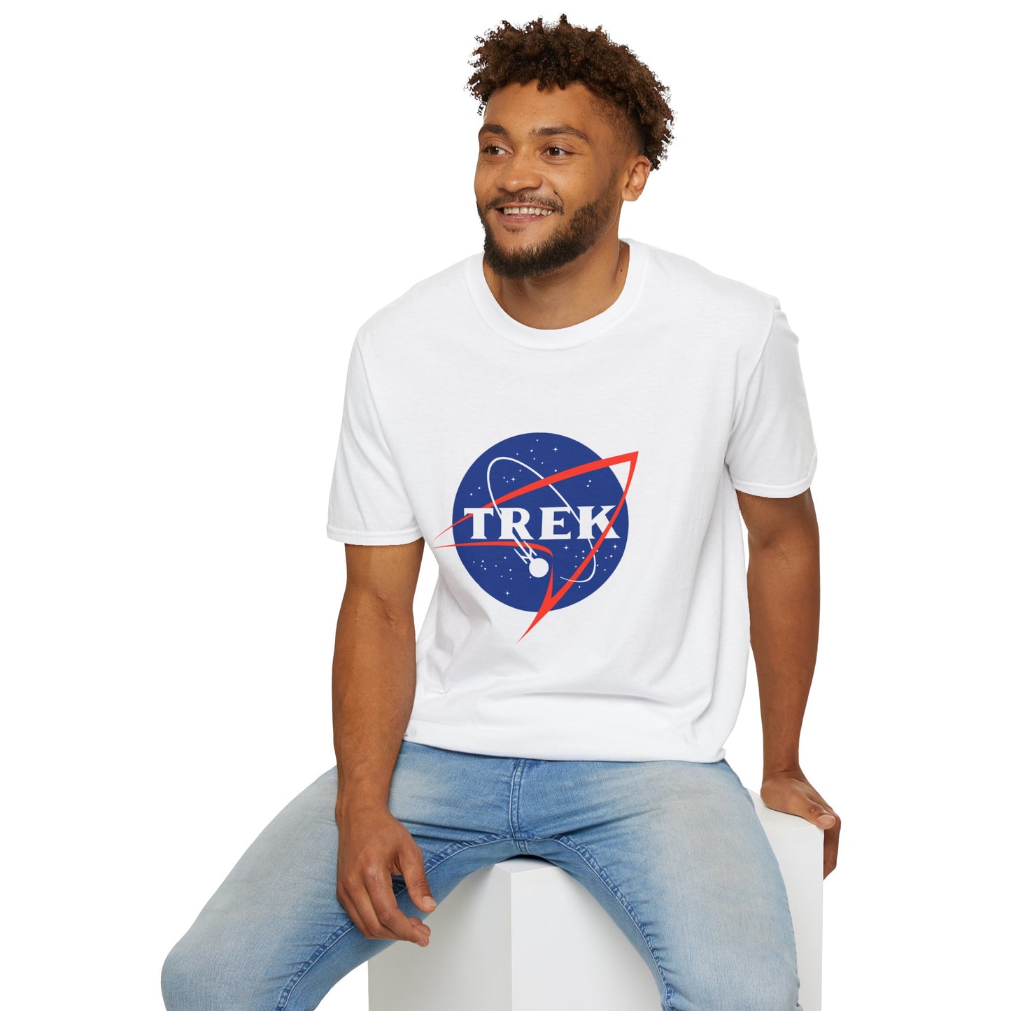 NASA / TREK Mash-Up - Unisex Softstyle T-Shirt