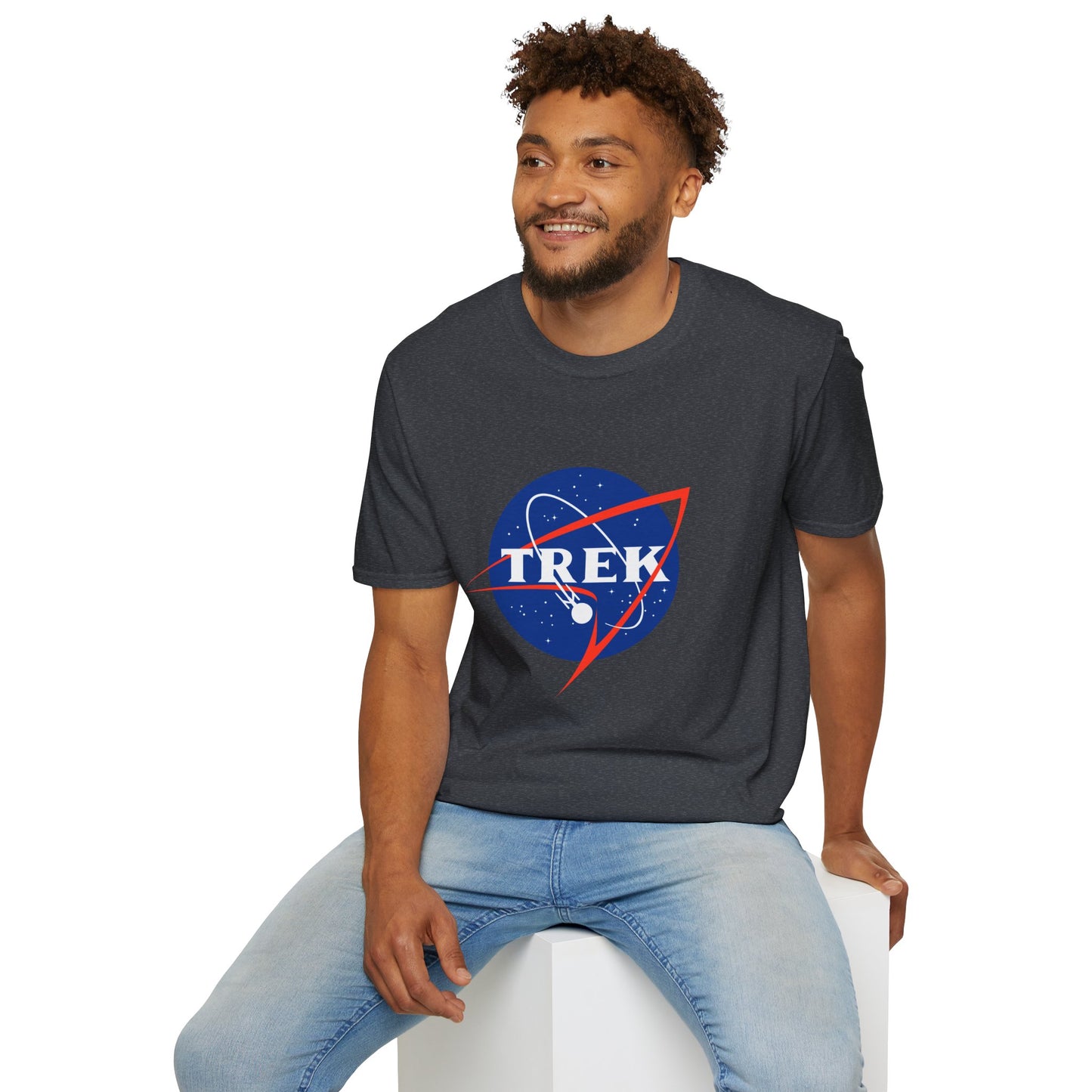 NASA / TREK Mash-Up - Unisex Softstyle T-Shirt