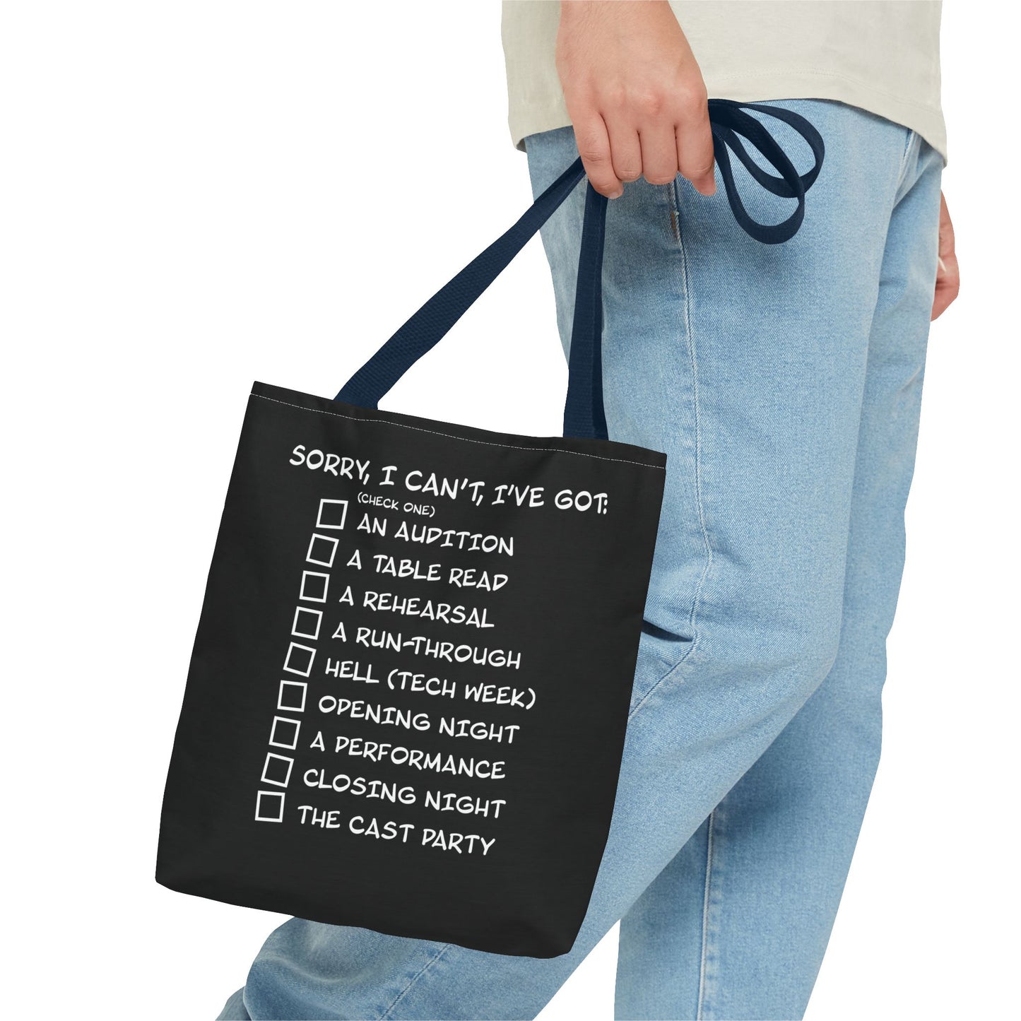 Sorry, I Can't, I've Got... - Theatre Series - Tote Bag (AOP)