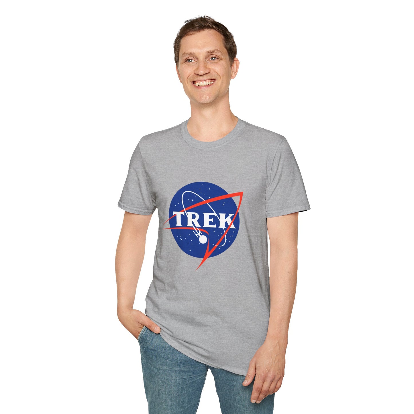 NASA / TREK Mash-Up - Unisex Softstyle T-Shirt