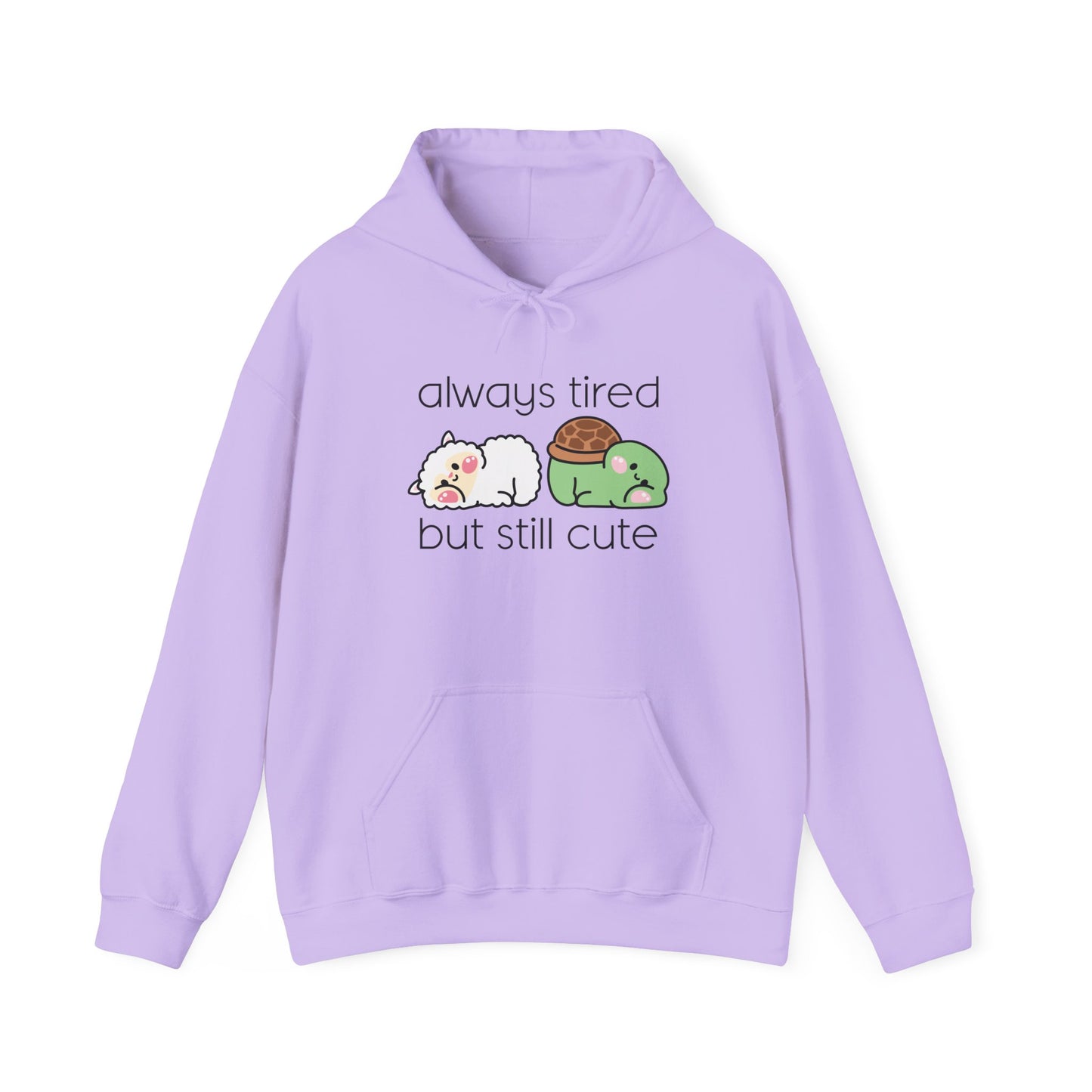 Always Tired but Still Cute - Unisex Heavy Blend™ Hooded Sweatshirt