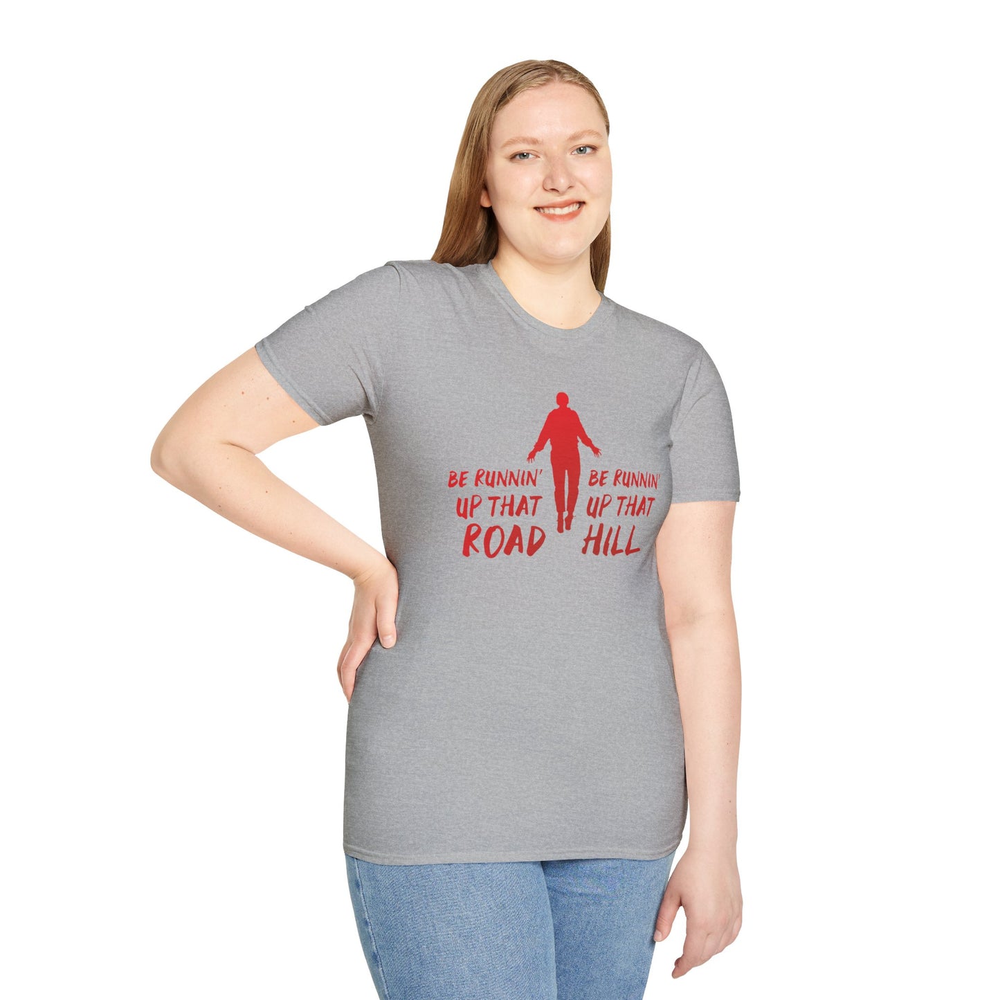 Running Up That Road - Unisex Softstyle T-Shirt
