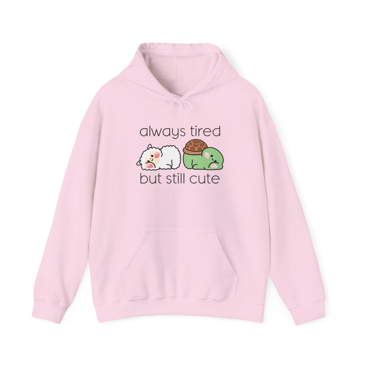 Always Tired but Still Cute - Unisex Heavy Blend™ Hooded Sweatshirt