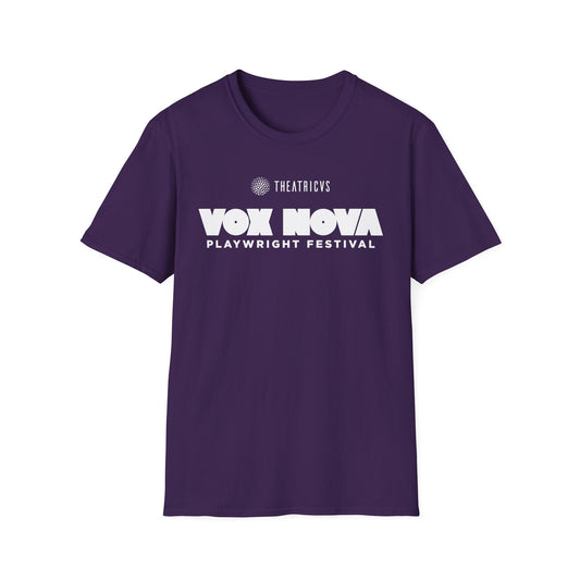 Theatricus - Vox Nova Playwright Festival - Unisex Softstyle T-Shirt
