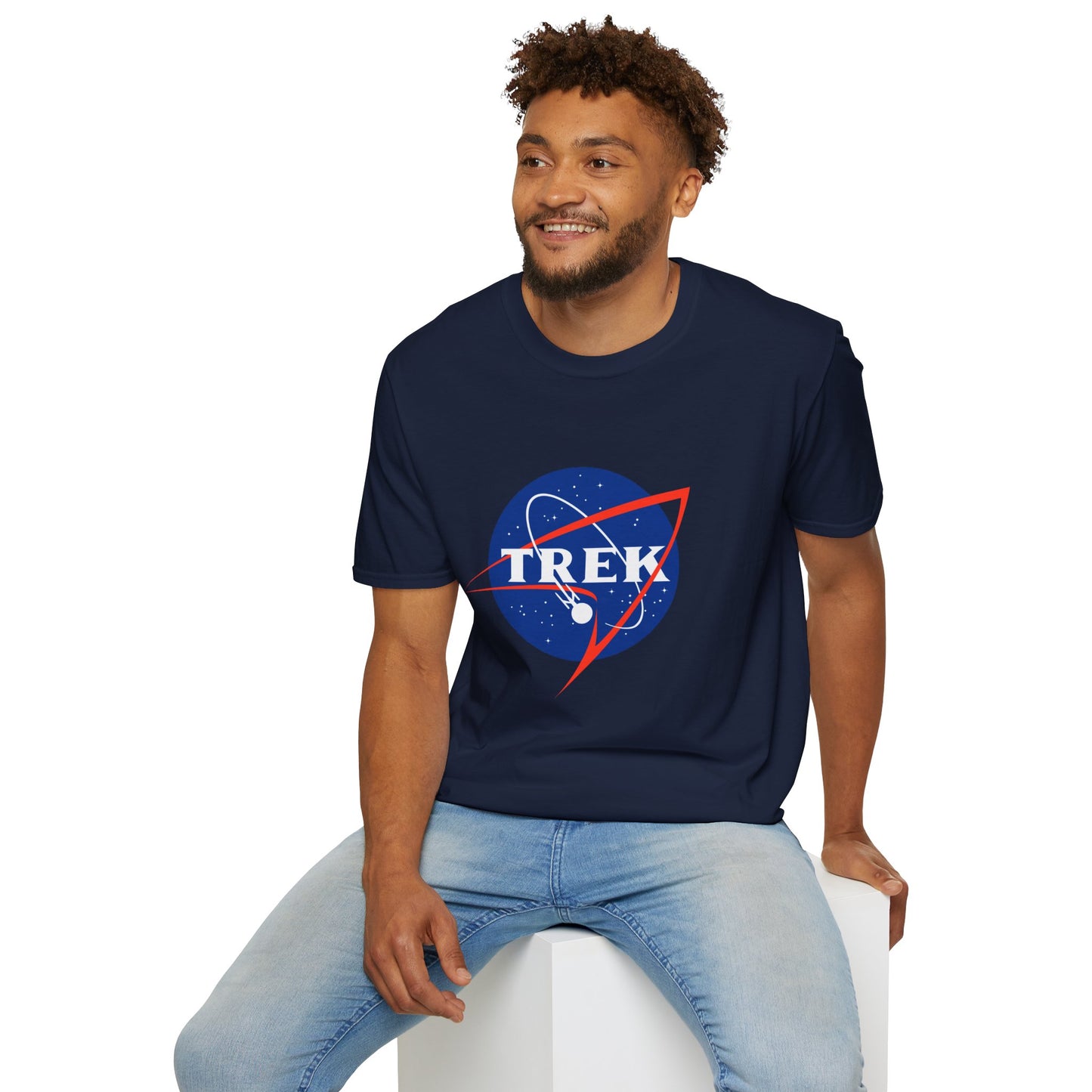 NASA / TREK Mash-Up - Unisex Softstyle T-Shirt