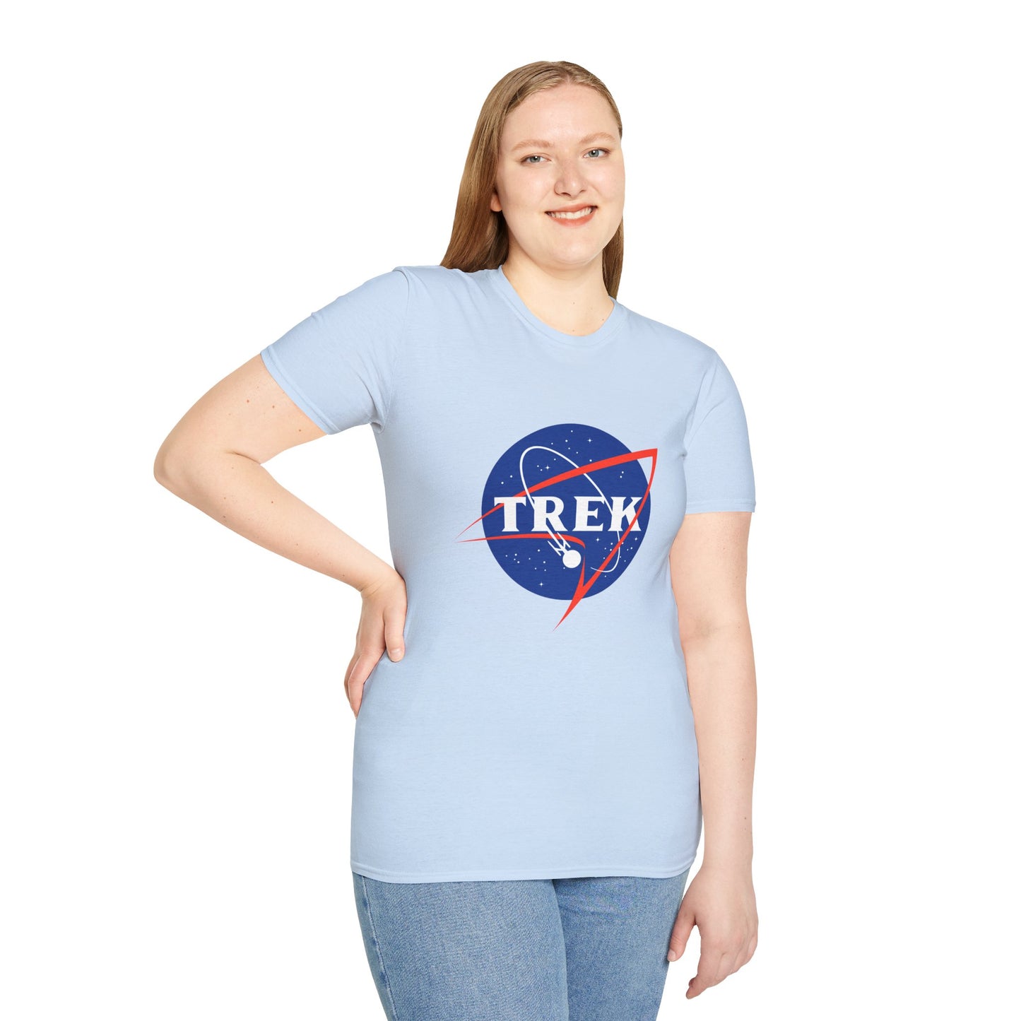 NASA / TREK Mash-Up - Unisex Softstyle T-Shirt