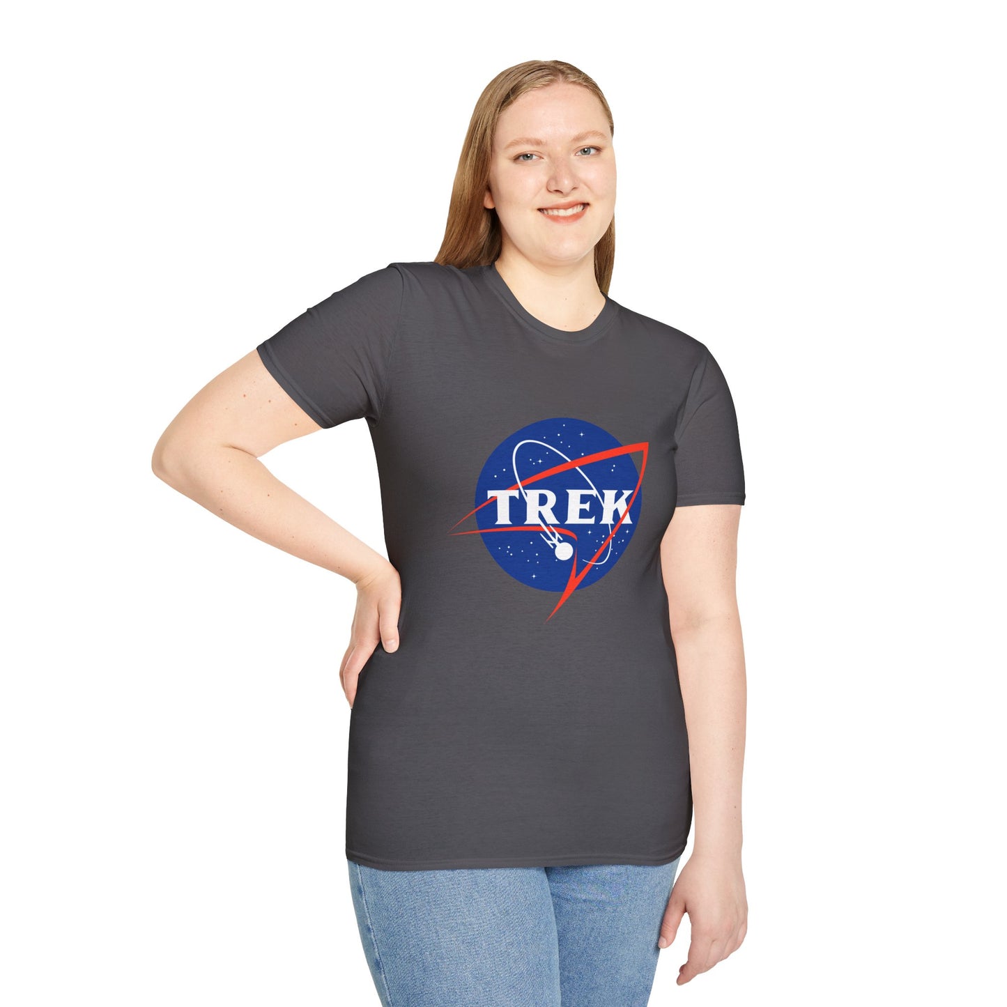 NASA / TREK Mash-Up - Unisex Softstyle T-Shirt