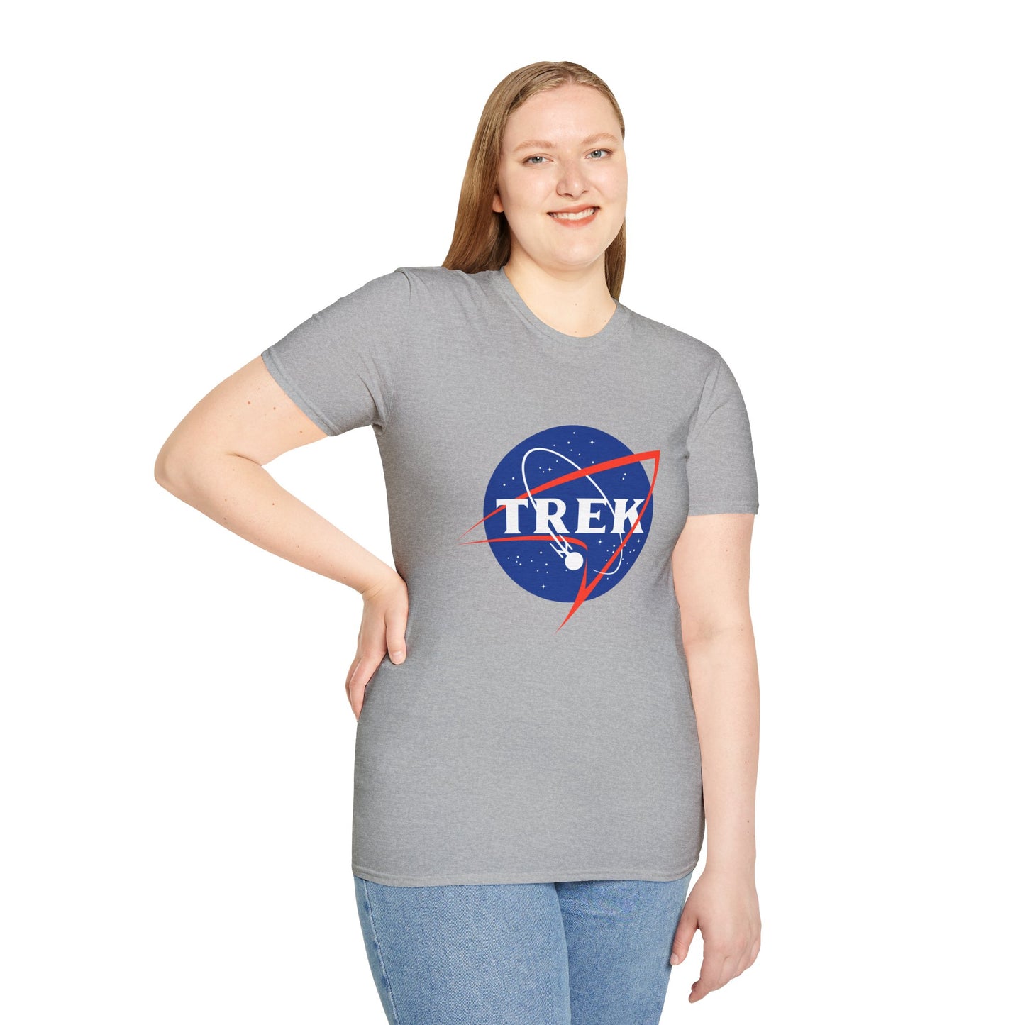 NASA / TREK Mash-Up - Unisex Softstyle T-Shirt