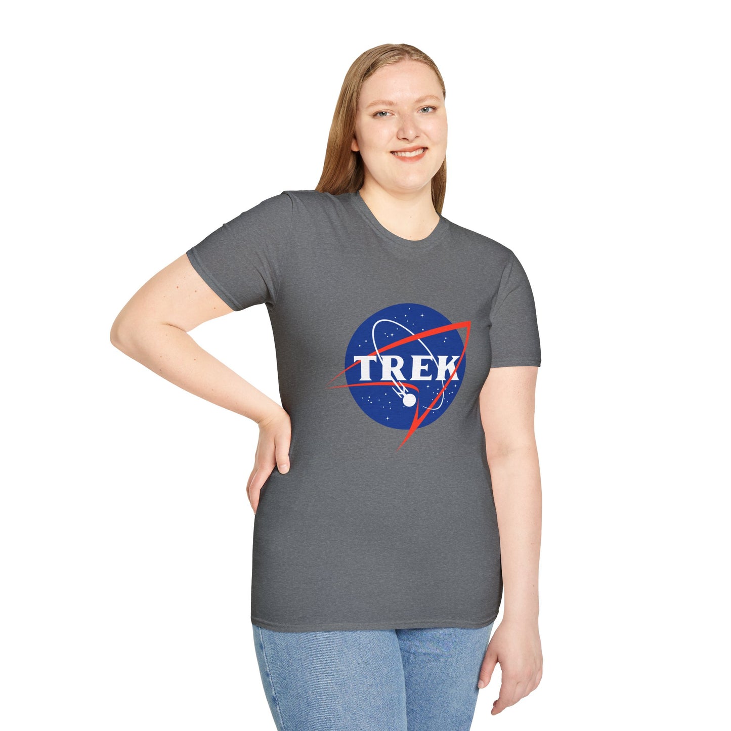 NASA / TREK Mash-Up - Unisex Softstyle T-Shirt