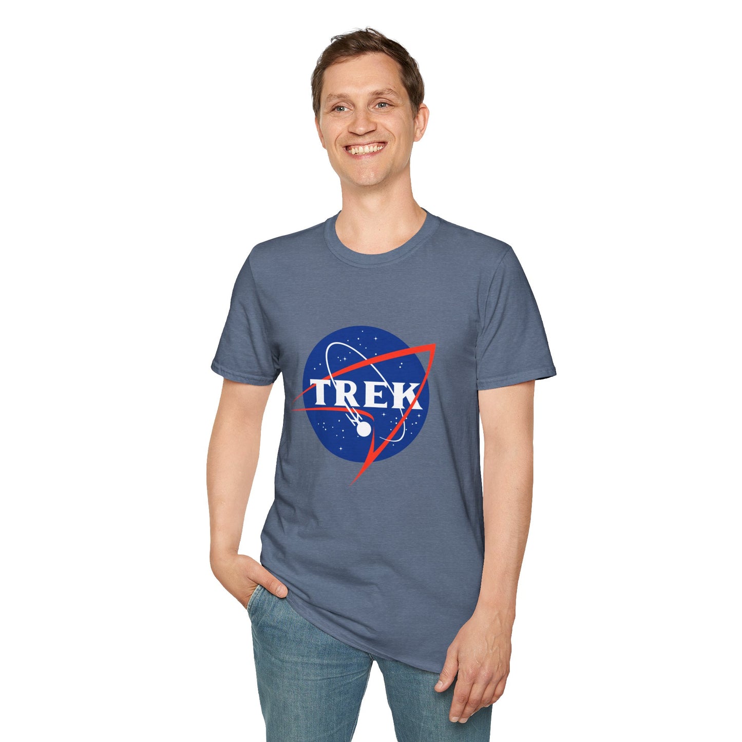 NASA / TREK Mash-Up - Unisex Softstyle T-Shirt