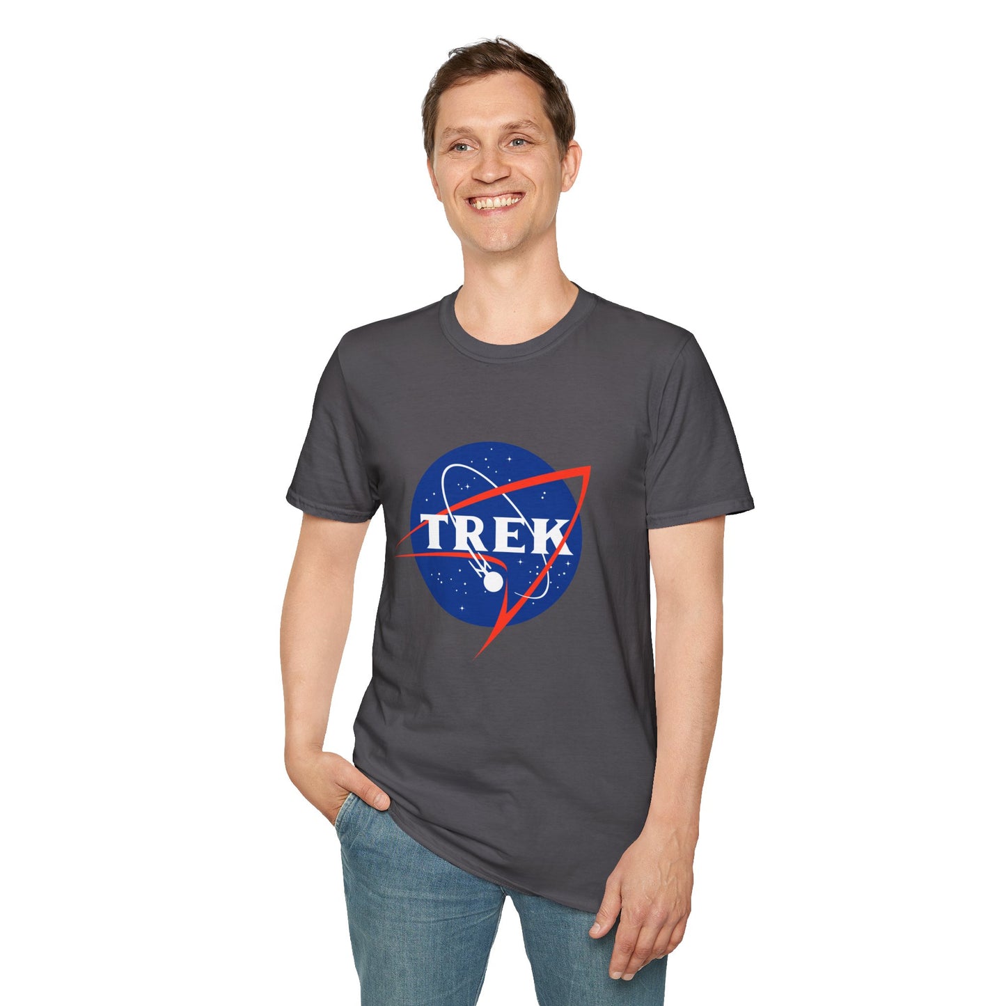 NASA / TREK Mash-Up - Unisex Softstyle T-Shirt