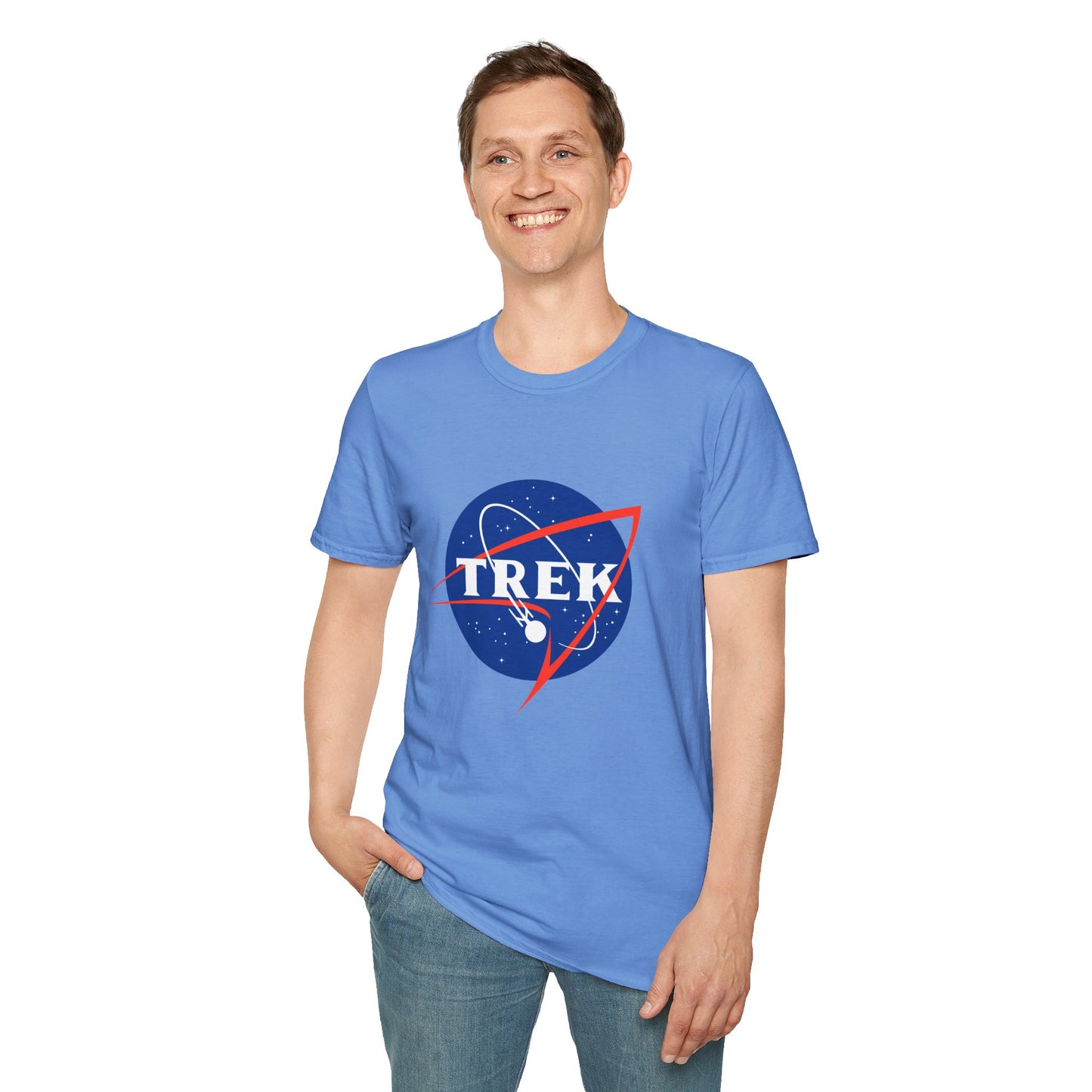 NASA / TREK Mash-Up - Unisex Softstyle T-Shirt