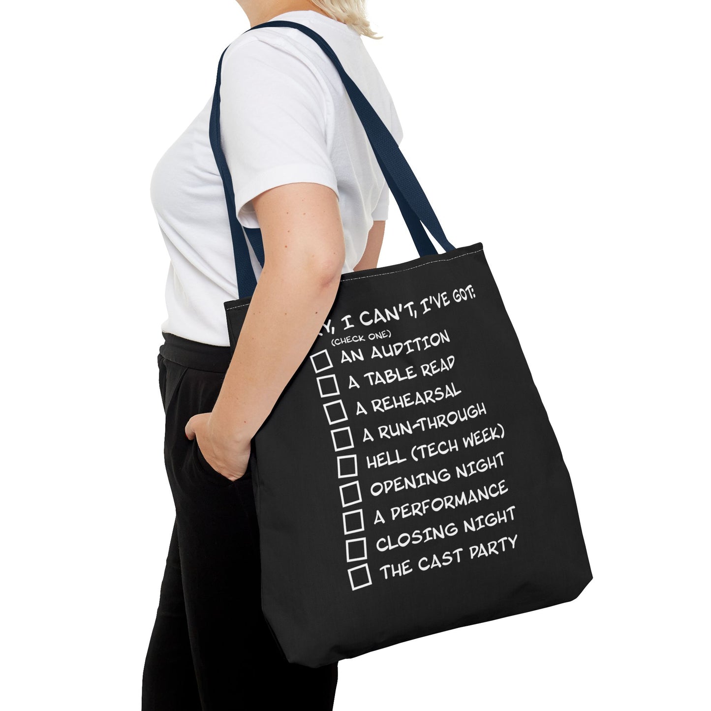 Sorry, I Can't, I've Got... - Theatre Series - Tote Bag (AOP)