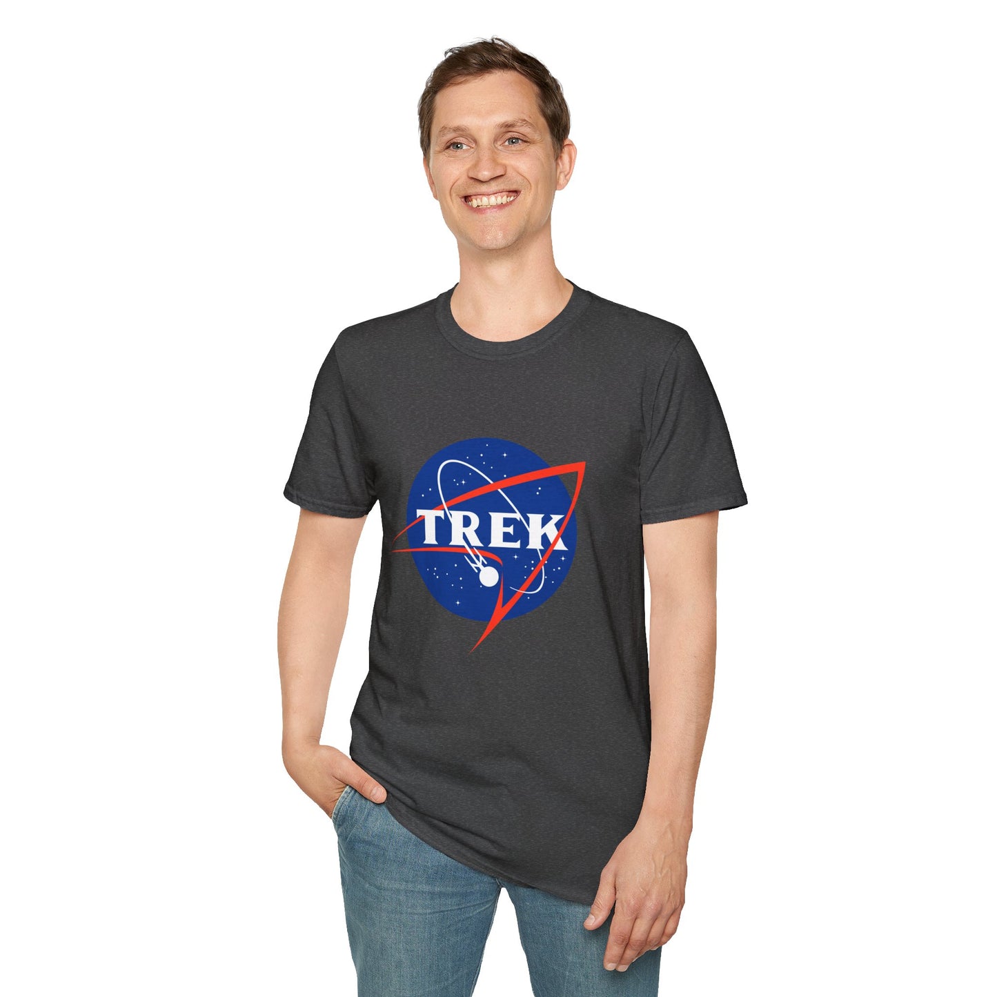 NASA / TREK Mash-Up - Unisex Softstyle T-Shirt