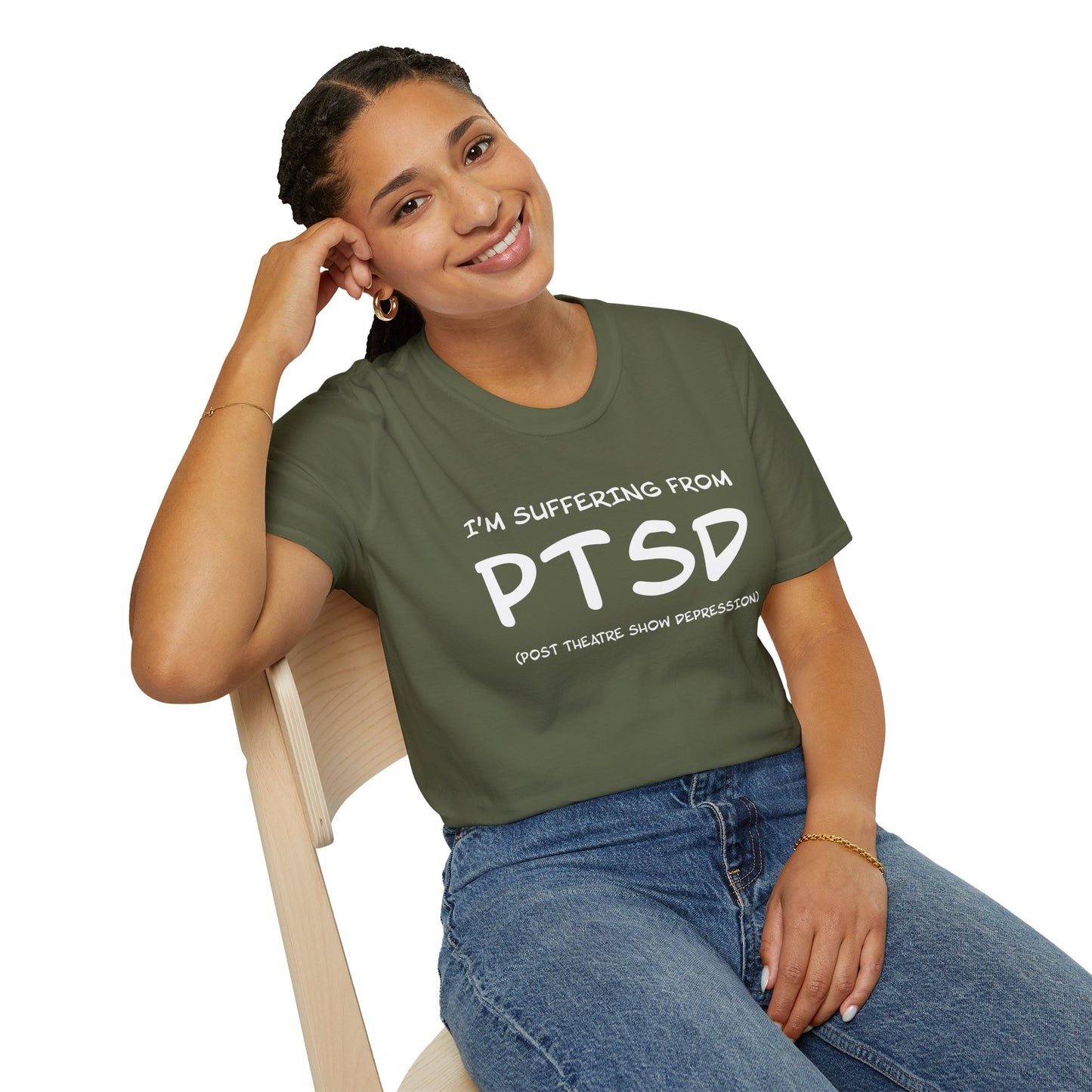 I'm Suffering From PTSD (Post Theatre Show Depression) - Theatre Series - Unisex Softstyle T-Shirt