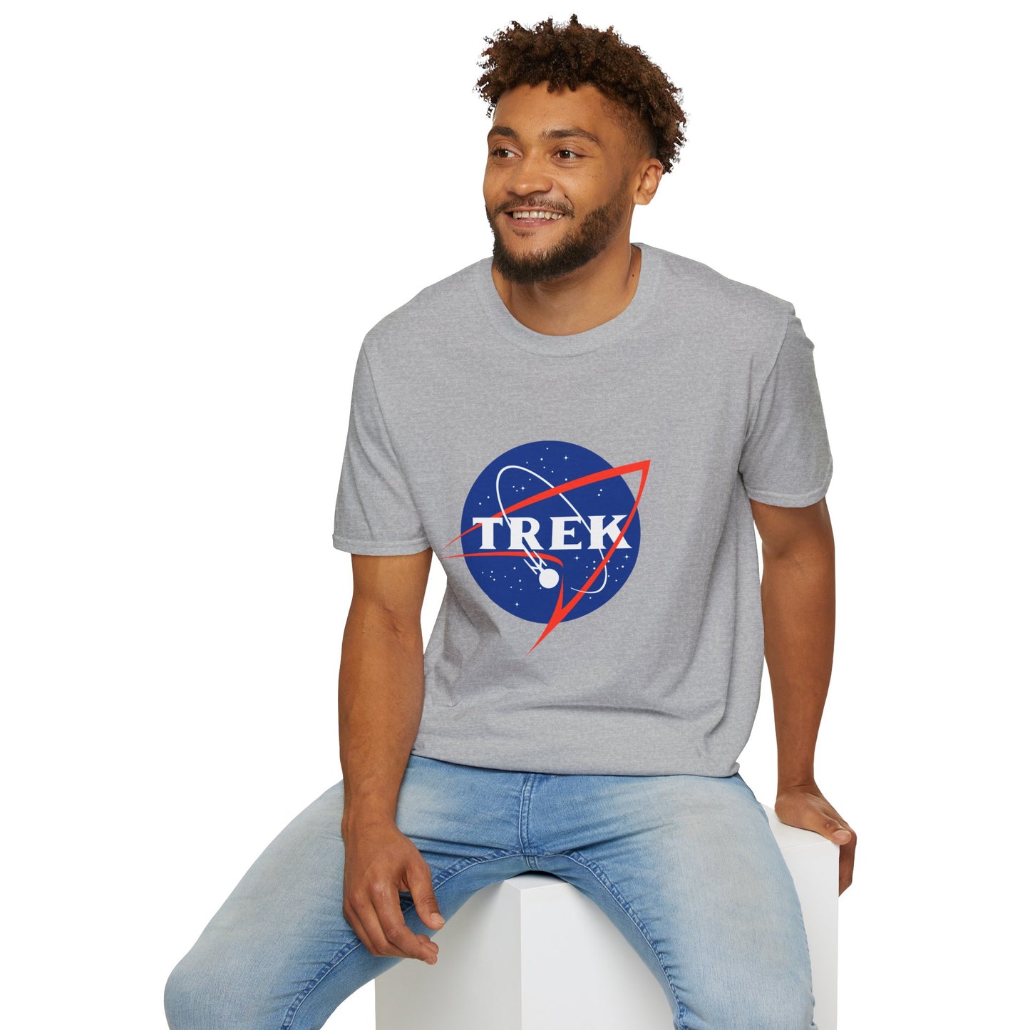 NASA / TREK Mash-Up - Unisex Softstyle T-Shirt