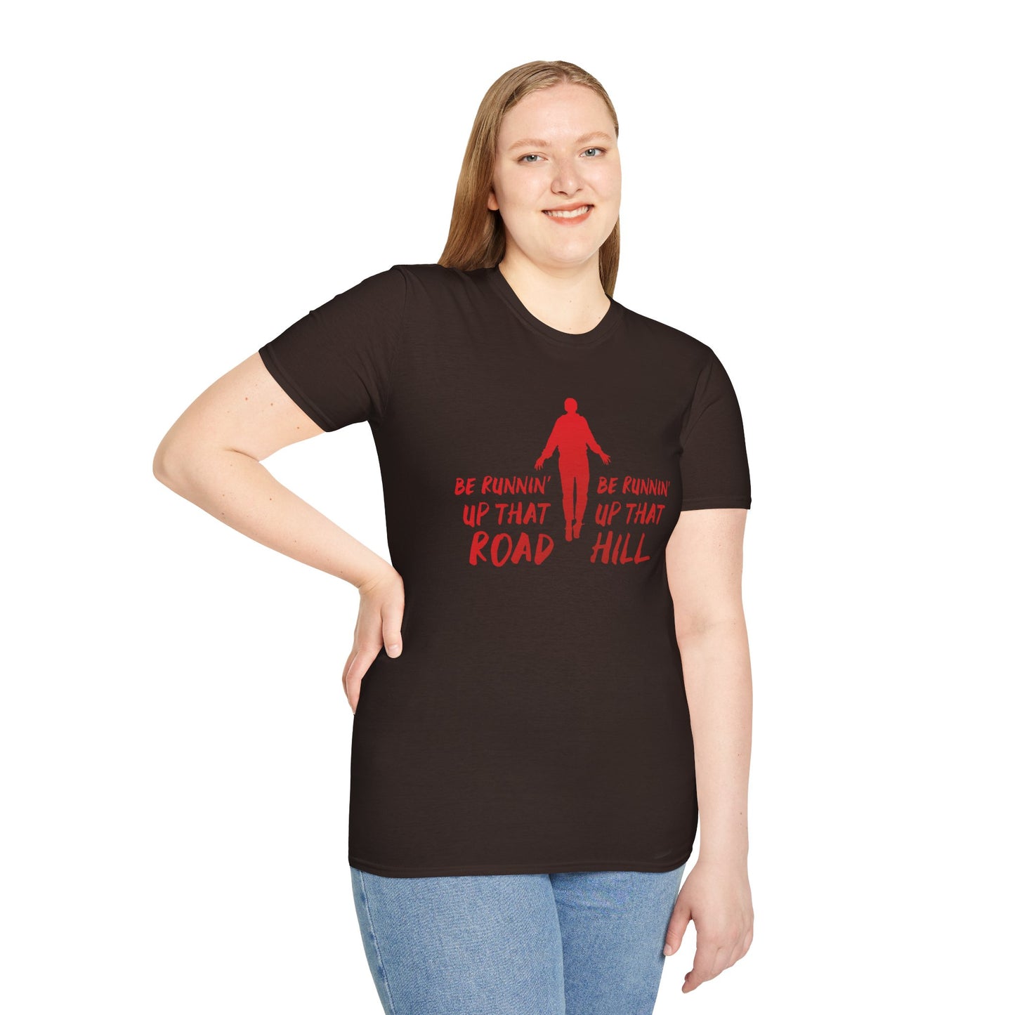 Running Up That Road - Unisex Softstyle T-Shirt