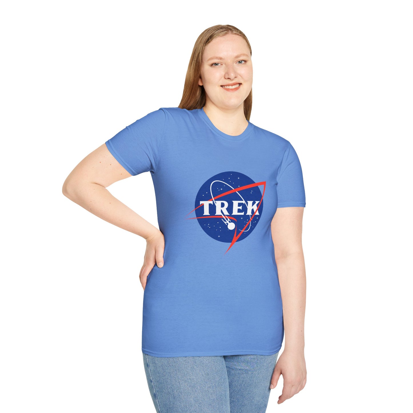 NASA / TREK Mash-Up - Unisex Softstyle T-Shirt