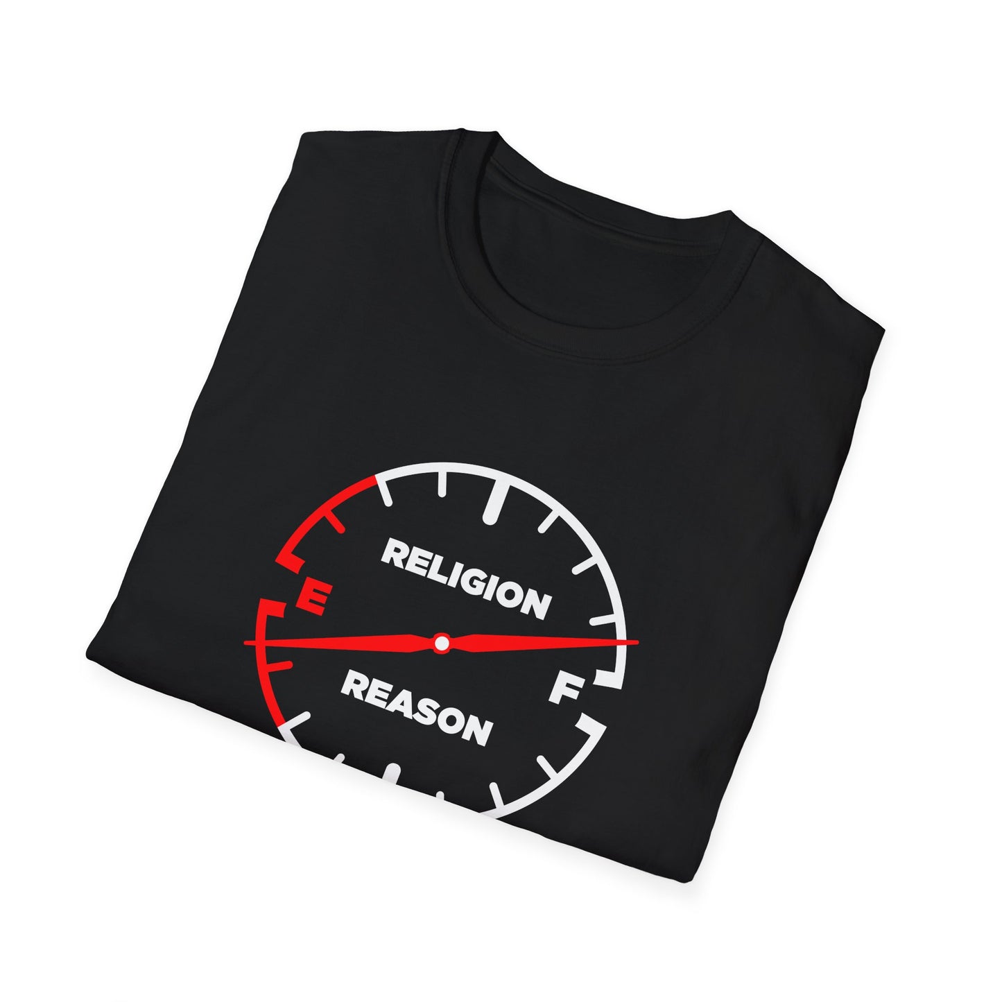 Religion vs Reason - Unisex Softstyle T-Shirt