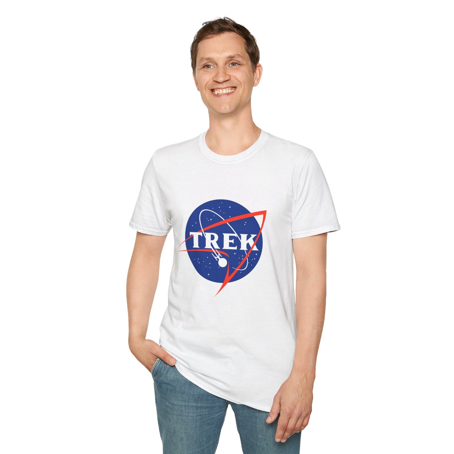 NASA / TREK Mash-Up - Unisex Softstyle T-Shirt