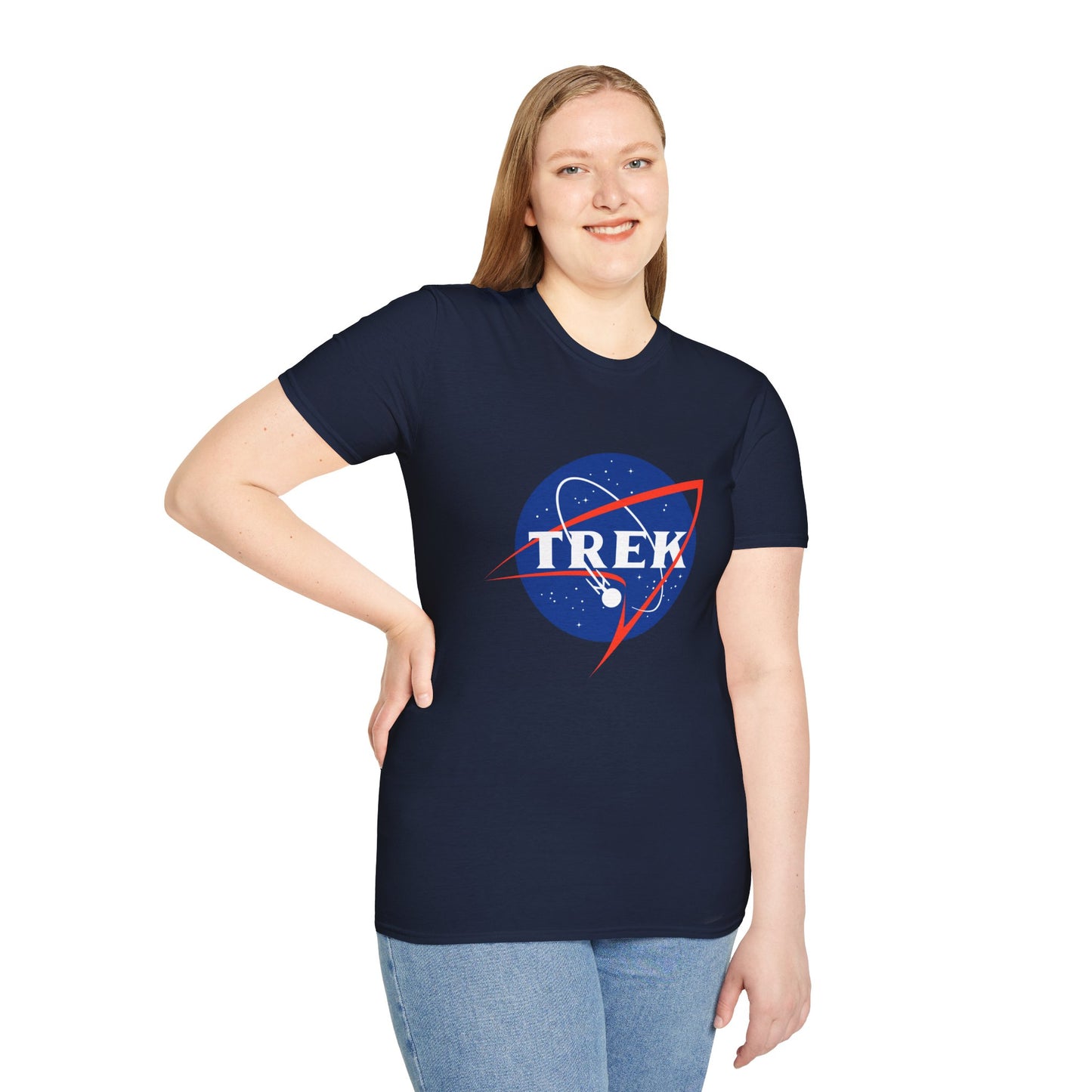 NASA / TREK Mash-Up - Unisex Softstyle T-Shirt