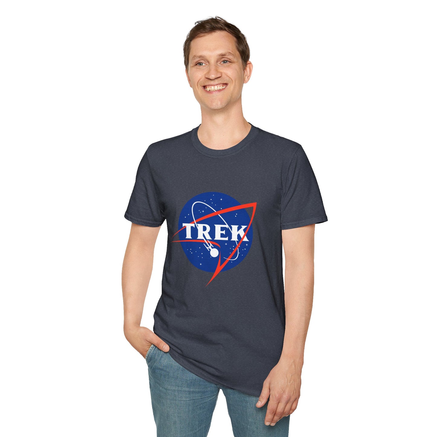 NASA / TREK Mash-Up - Unisex Softstyle T-Shirt