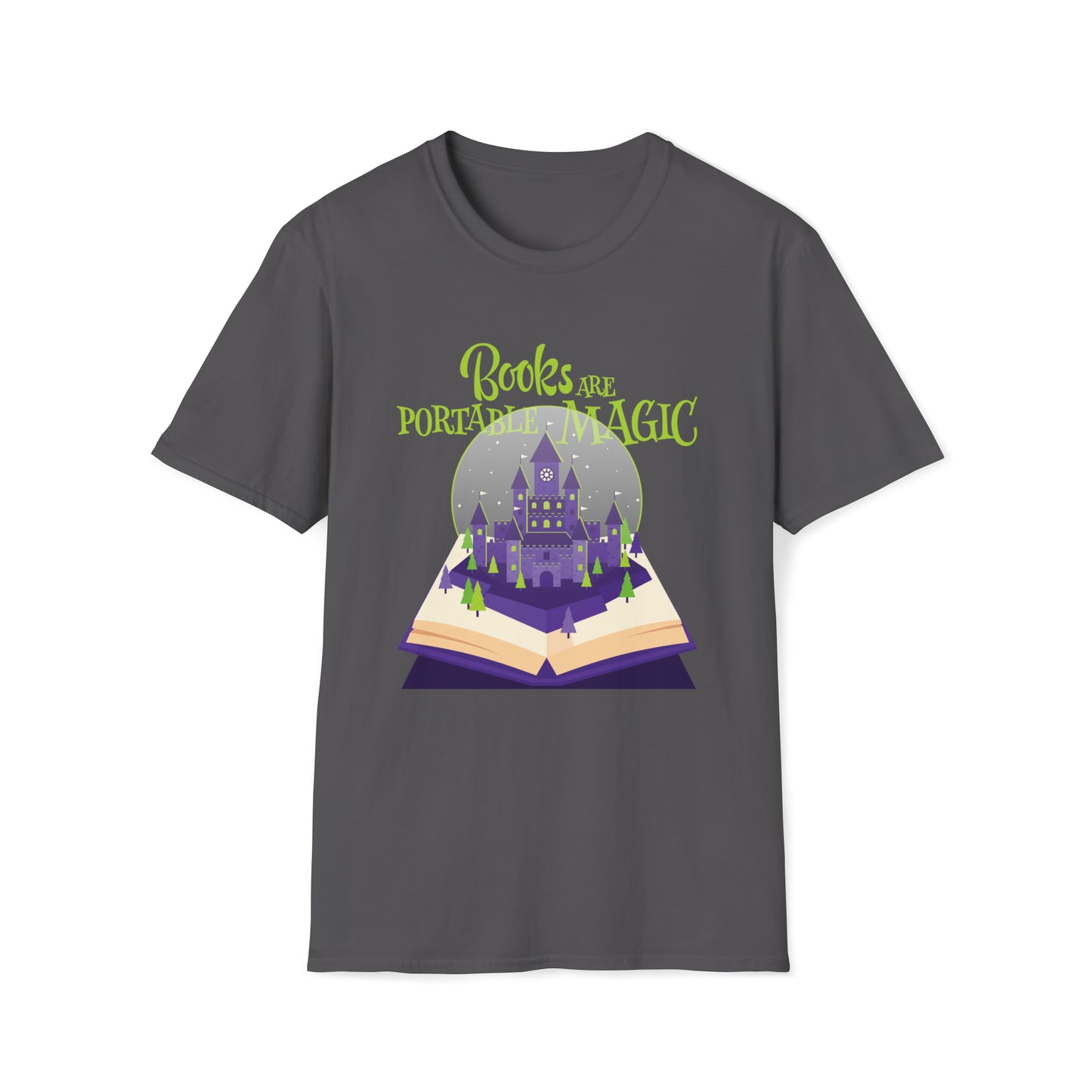 Books are Portable Magic - Unisex Softstyle T-Shirt