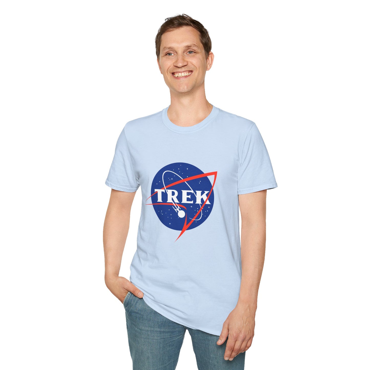 NASA / TREK Mash-Up - Unisex Softstyle T-Shirt