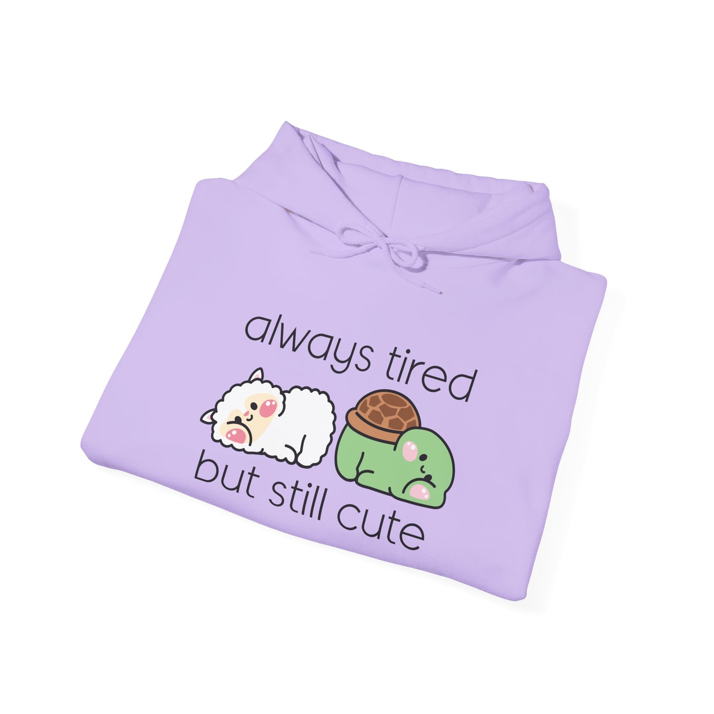 Always Tired but Still Cute - Unisex Heavy Blend™ Hooded Sweatshirt