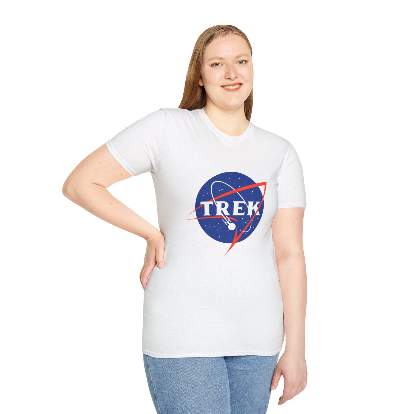 NASA / TREK Mash-Up - Unisex Softstyle T-Shirt